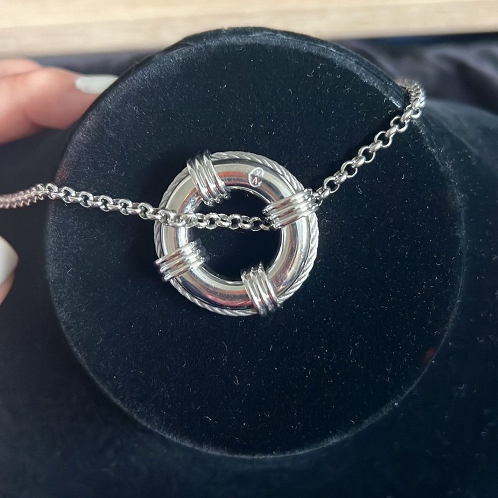 Charriol Stainless Steel life preserver necklace - Picture 4 of 8